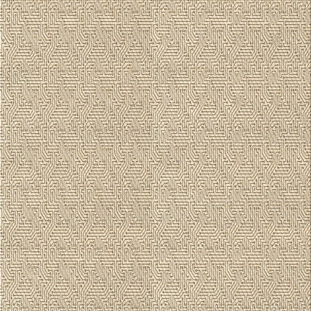 Ahgly Company Tapis d'Intérieur Lavable en Machine Carré Transitionnel Vanille Or, 7 Pieds Carré
