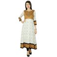 thumbnail image 1 of Phagun Kurta Arbre Femme Kurti Ethnique Haut en Coton Tunique Robe, 1 of 4
