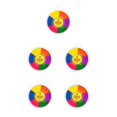 thumbnail image 1 of Transemion DIY Craft Ink Pad for Rubber Stamps Vibrant Colors Wood Fabric Paper 7 Color 23.5CM 5Set, 1 of 6