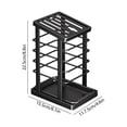 thumbnail image 3 of Aufmer Countertop Knife Storage Rack, Stainless Steel Knife Holder with Drainage Tray, Integrated Kitchen Knife Block for Multiple Blades, 3 of 5