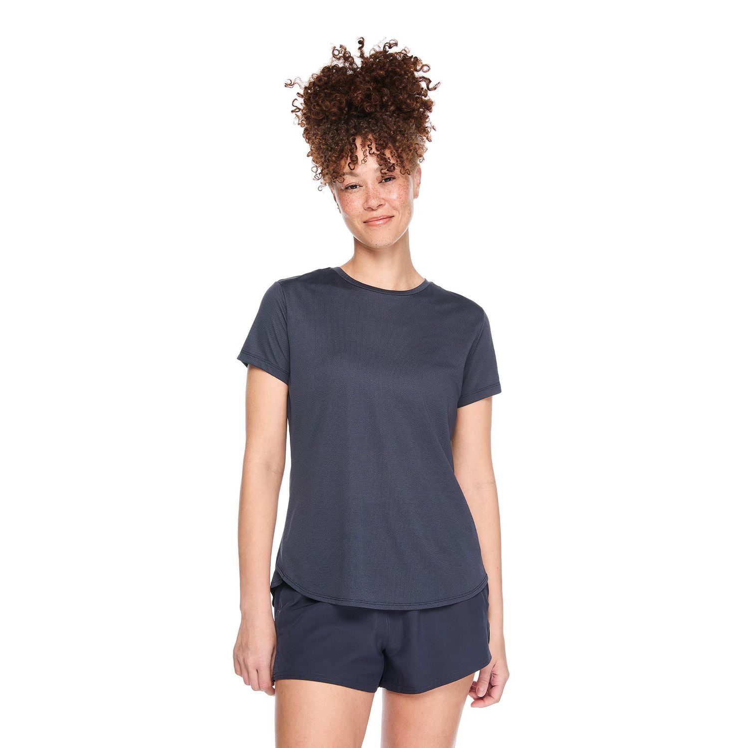 T-shirt à encolure ras du cou Athletic Works pour femmes