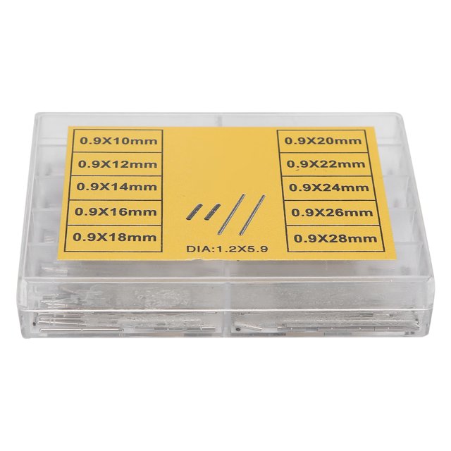 Watch Strap Tubes Pins, 10 Types Watchband Tubes Pins, Sturdy Durable Anti-Rust For Amateur Individuals Watch Repair Shops