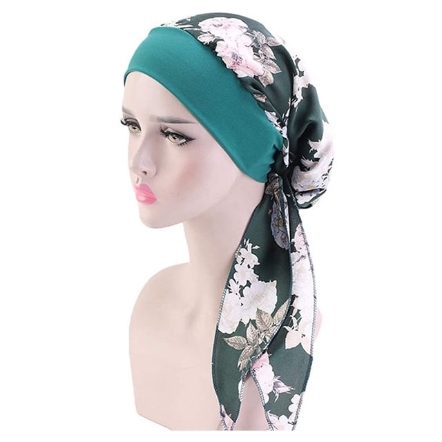 Turban Décontracté Ample à Imprimé pour Femmes, Bonnet de Chimiothérapie, Couvre-Chef contre le Cancer