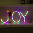 thumbnail image 1 of LED Four-color English Alphabet Neon Lights Birthday Party Christmas Decoration, 1 of 8