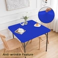 thumbnail image 4 of Antqov Nappe Carrée Ajustée 34x34 Pouces Extensible Nappe Carrée Enveloppante Extensible Housse de Table Nappe Carrée Housse de Table pour Cuisine Salle à Manger Pique-Nique Patio Extérieur Fêtes Tables, 4 of 6
