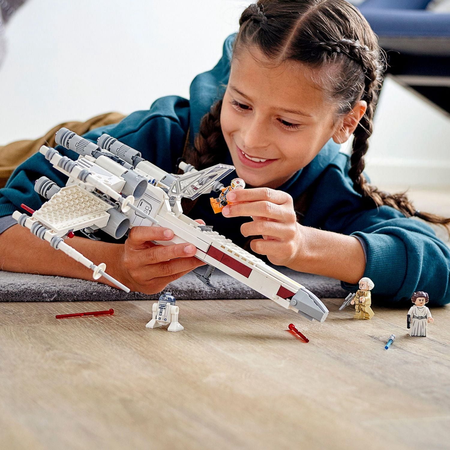 LEGO Star Wars Le chasseur X-Wing de Luke Skywalker 75301, Ensemble de construction (474 pièces)