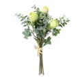 thumbnail image 1 of thinsony Artificial Flower Bouquet Wedding Party Simulation Floral Decor Home Decoration artificial Flower, Green, 1 of 5