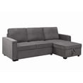 thumbnail image 1 of Ivana Sectional Sofa Bed, Grey, 1 of 7