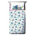 thumbnail image 1 of Disney Lilo and Stitch Denim Hawaïen Ensemble de Draps 3-Pièces pour Lit 1 Place Pour Enfants, 100% Polyester, 1 of 6