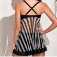 thumbnail image 4 of Birdeem Womens Two Pieces Sets Backless Split Swimsuit with Chest Pad Print Swimwear, 4 of 5