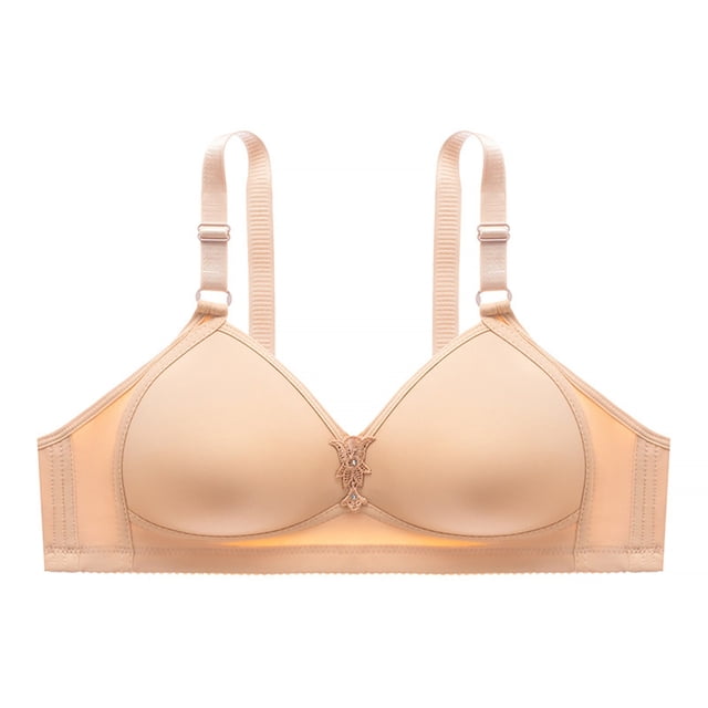 Timegard Plus Size Bras for Women with Support Wirefree Full Coverage Summer Comfortable Seniors Bralette
