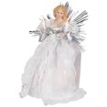 thumbnail image 4 of Northlight Lighted Angel with Candle Christmas Tree Topper - 10.5" - Silver - Clear Lights, 4 of 6