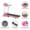 thumbnail image 3 of Sunny Health & Fitness P8700 Pink Treadmill, 3 of 6