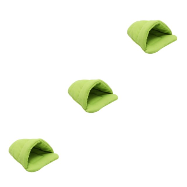 Dalazy Slipper Shape Pet Bed Soft And Comfortable Suitable For All Breeds Easy To Clean green XS,> 3Set