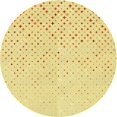 thumbnail image 1 of Ahgly Company Tapis d'Intérieur Ronds Transitionnels Jaunes Lavables à la Machine, 5 Pieds Rond, 1 of 7