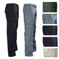 thumbnail image 5 of MENS CASUAL ELASTICATED WAIST CARGO COMBAT TROUSERS PANTS WORK RUGBY BOTTOMS, 5 of 5