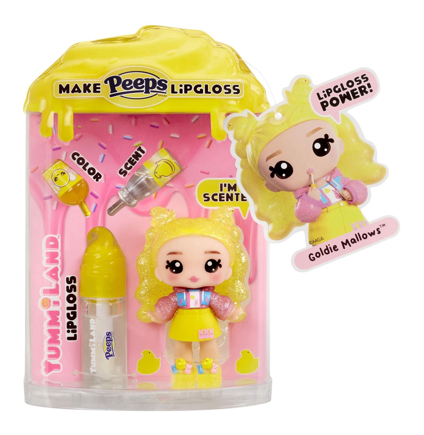 Poupée Brillant à lèvres Yummiland x PEEPS – Goldie Mallows