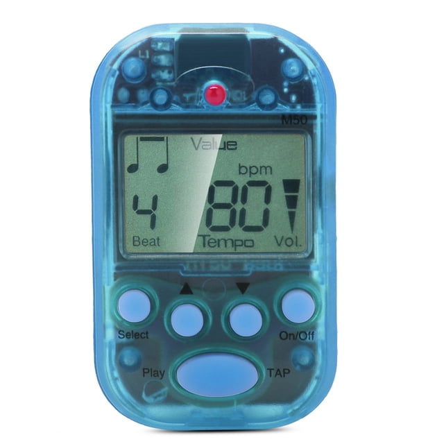 Metronome, Design de Trou de Rythme Numérique, Clip et Lanière, Intervalles Réglables Robustes et Durables pour Amateurs d'Instruments, Débutants, Professionnels