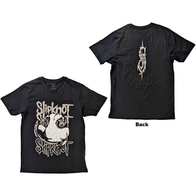 Slipknot Unisex T-Shirt Maggot (Back Print)