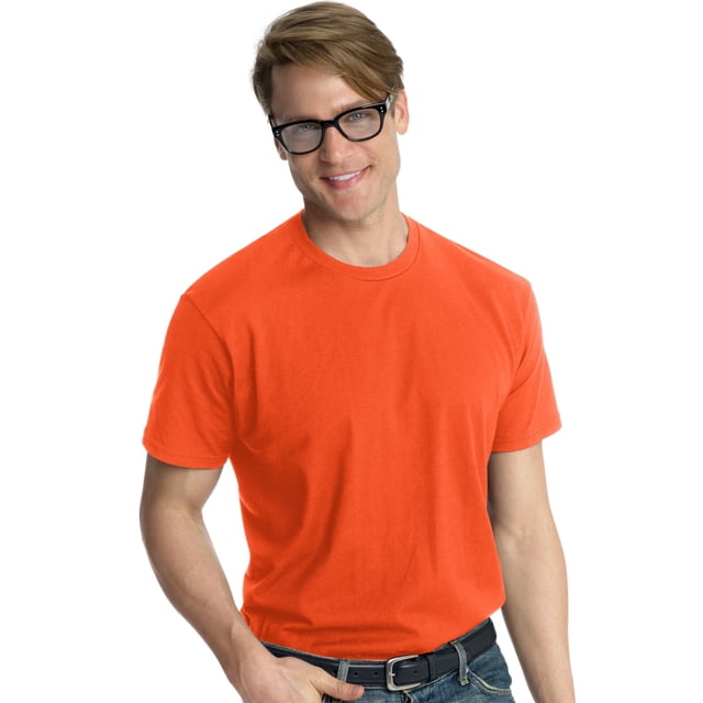 Hanes Nano-T T-shirt pour Homme, P, Orange