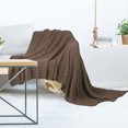 thumbnail image 4 of Unique Bargains Cotton Blanket Decorative Cable Knitted Throw Soft Knit Blankets, 4 of 10