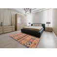 thumbnail image 4 of Ahgly Company Indoor Round Abstract Chestnut Red Abstract Area Rugs, 8' Round, 4 of 6