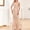 Beige, variant on Plus Size Evening Dresses for Women, Sparkling Sequin Mermaid Gown for Prom and Formal Party, Sleeveless Round Neck Long Dress