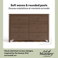 thumbnail image 2 of Storkcraft Casablanca 6 Drawer Dresser, Hazelnut, 2 of 9