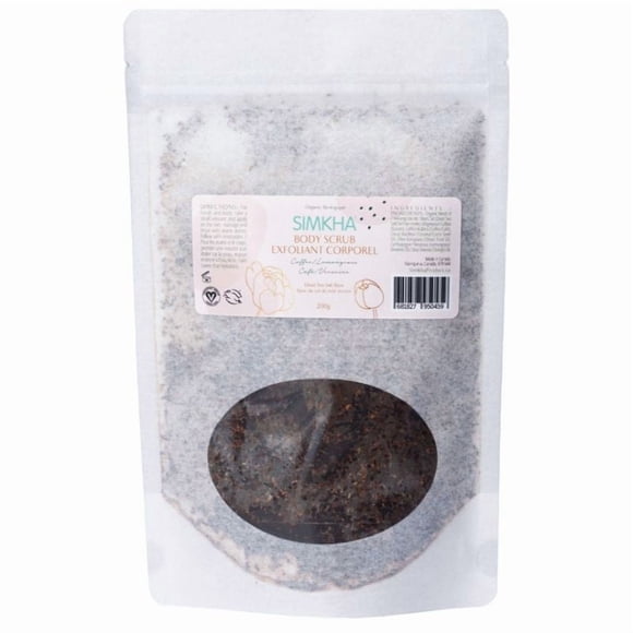 SIMKHAbiocosmetics Lemongrass AndSweet orange coffee scrub 200gr