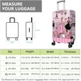 thumbnail image 4 of Travel Luggage Cover Suitcase Protector Fits 18-32 Inch Luggage Wheel Covers Patterned Travel Related Items Flower Luggage Protector Elastic Luggage Anti-scratch Suitcase Cover XL, 4 of 5