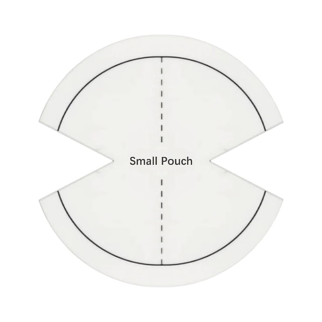 PEONAVET Summer Pendant Cute Beetles Pouch Template DIY Handbag Making Template Ruler Sewing Ruler