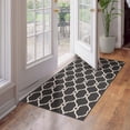 thumbnail image 2 of 2x5' Sharaya Charcoal Printed Floor Mat, 2 of 5