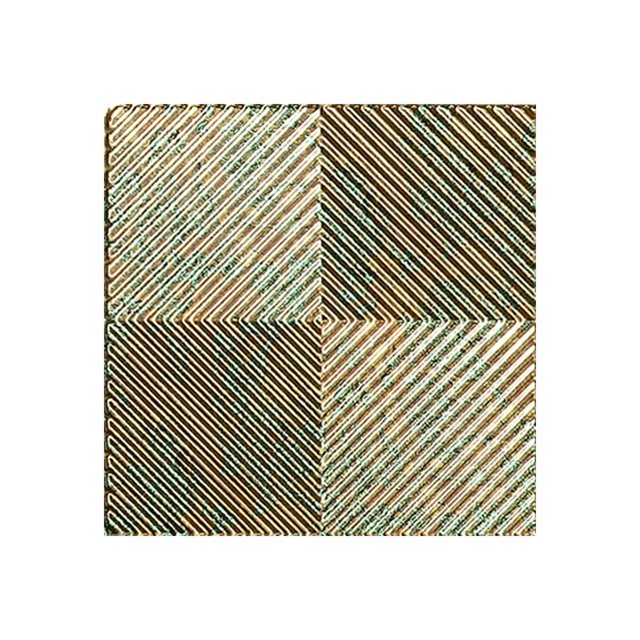 Fasade Copper Fantasy Wall Panel Sample, 12" x 12"