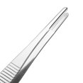 thumbnail image 3 of Unique Bargains 4 Pcs 6.3-Inch Stainless Steel Straight Blunt Tweezers Serrated Tip, 3 of 3
