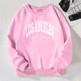 thumbnail image 2 of PMVFHDE Chandails Graphiques pour Filles Chandails Décontractés à Col Rond pour Filles Manches Longues Mignon Chandail Ample Léger Hauts Rose, 4-5 Ans, 2 of 8