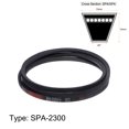 thumbnail image 2 of Unique Bargains SPA2300 V-Belts Drive Belt 2300mm Pitch Length Rubber for Power Transmission, 2 of 6