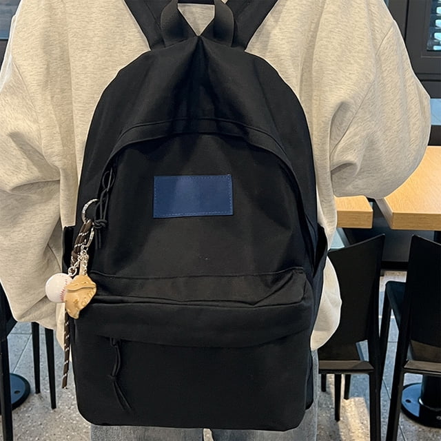 KTTECTOA Fashionable and Versatile Backpack Large Capacity Backpack Solid Color Student Office Worker Travel Backpack Women's Ins Backpack High End Bag Clearance Room Decor Canada Days