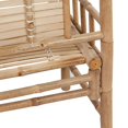 thumbnail image 4 of vidaXL Garden Bench with Cushion 120 cm Bamboo, 4 of 5