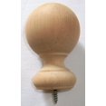 thumbnail image 2 of Finial Wood Ball Unfnshd 1-3/8, 2 of 4
