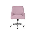 thumbnail image 1 of Serta Leighton - Chaise - Accoudoirs - Inclinaison - Pivotante - Acier Inoxydable, Mousse Mémoire, Tissu Sergé - Lilas, 1 of 10