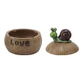 thumbnail image 2 of Cute Resin Ashtray, Coconut Shell  Sculptures Ashtray with Lid Multi Uses Innovative Cartoon Animal Boxes Ashtrays for, 2 of 8