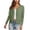 Armée Verte, variante sur Lenpel Cardigan Court Décontracté pour Femme, Doux, Col en V, Manches Longues, Boutonné, Boléro Tricoté, Chandail Léger (Rose, Petit)