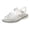 Black, variant on JDQJBZ Girl's Sandals Toddler Gladiator Jelly Sandals Breathable Open Toe Beach Shoes Soft Sole
