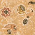 thumbnail image 1 of Ahgly Company Machine Washable Indoor Square Transitional Orange Area Rugs, 7' Square, 1 of 7