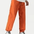 thumbnail image 4 of Styesk Men's Pants Men Outdoors Fashion Water Proofing Solid Casual Elastic Waist Pocket Cargo Pants, 4 of 5
