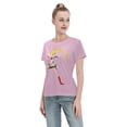 thumbnail image 4 of T-Shirt Basique à Manches Courtes pour Femmes Sailor Moon Lièvre Lunaire, 4 of 6