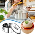 thumbnail image 2 of Stainless Steel Pan With Lid Large Capacity Flanera Maker Portable Round Cake Baking Utensil For Cheese Chocolate Cupcake, 2 of 8
