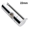 thumbnail image 3 of Adjustable Shower Head Holder for Slide Bar,Universal 19-25MM O.D. Rail Head Bracket Holder for Slide Bar Slider Clamp Bathroom Replacement 360 Degree Rotation Sprayer Holder (ABS Chrome), 3 of 10