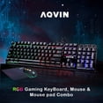 thumbnail image 5 of PC de Jeu AQVIN ZForce Ordinateur de Bureau - Processeur Intel Hexa-Core i7 Noir, GeForce RTX 3070 8 Go GDDR6, SSD 2 To, RAM DDR4 32 Go, Windows 11 Pro, Wi-Fi Prêt, Clavier et Souris de Jeu, 5 of 5