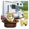 thumbnail image 3 of Verrou Poussoir pour Voiture de Campeur Sans Clé Verrou d'Armoire de VR Poussoir Serrures d'Armoire de Bateau en Métal Armoire Bouton-Poussoir Loquet de Compartiment Loquets Serrures, 3 of 7